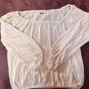 Free people flowy eyelet blouse